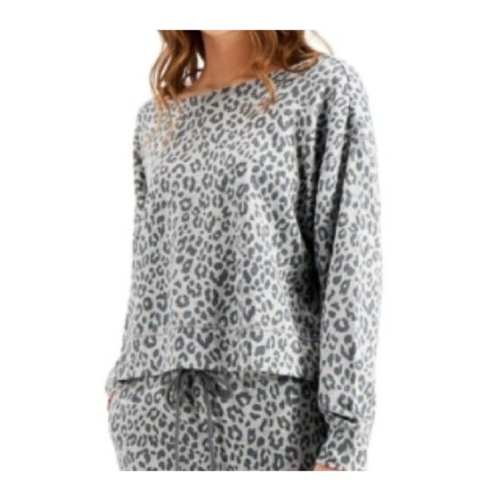Women's Jenni On Repeat Super Soft Stretch Rayon Blend  Crew Sleep Top XLarge